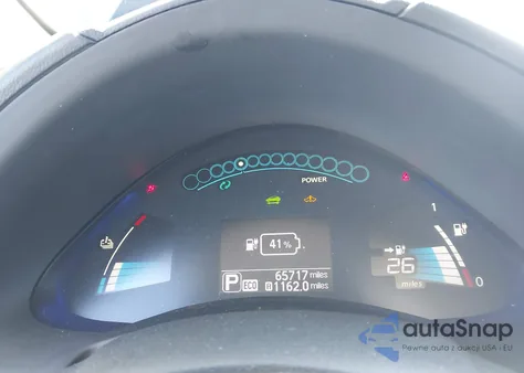 2014 Nissan Leaf Sv z USA, uszkodzony, nr VIN 1N4AZ0CP7EC339384